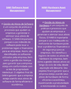 ITAM, SAM e RAM